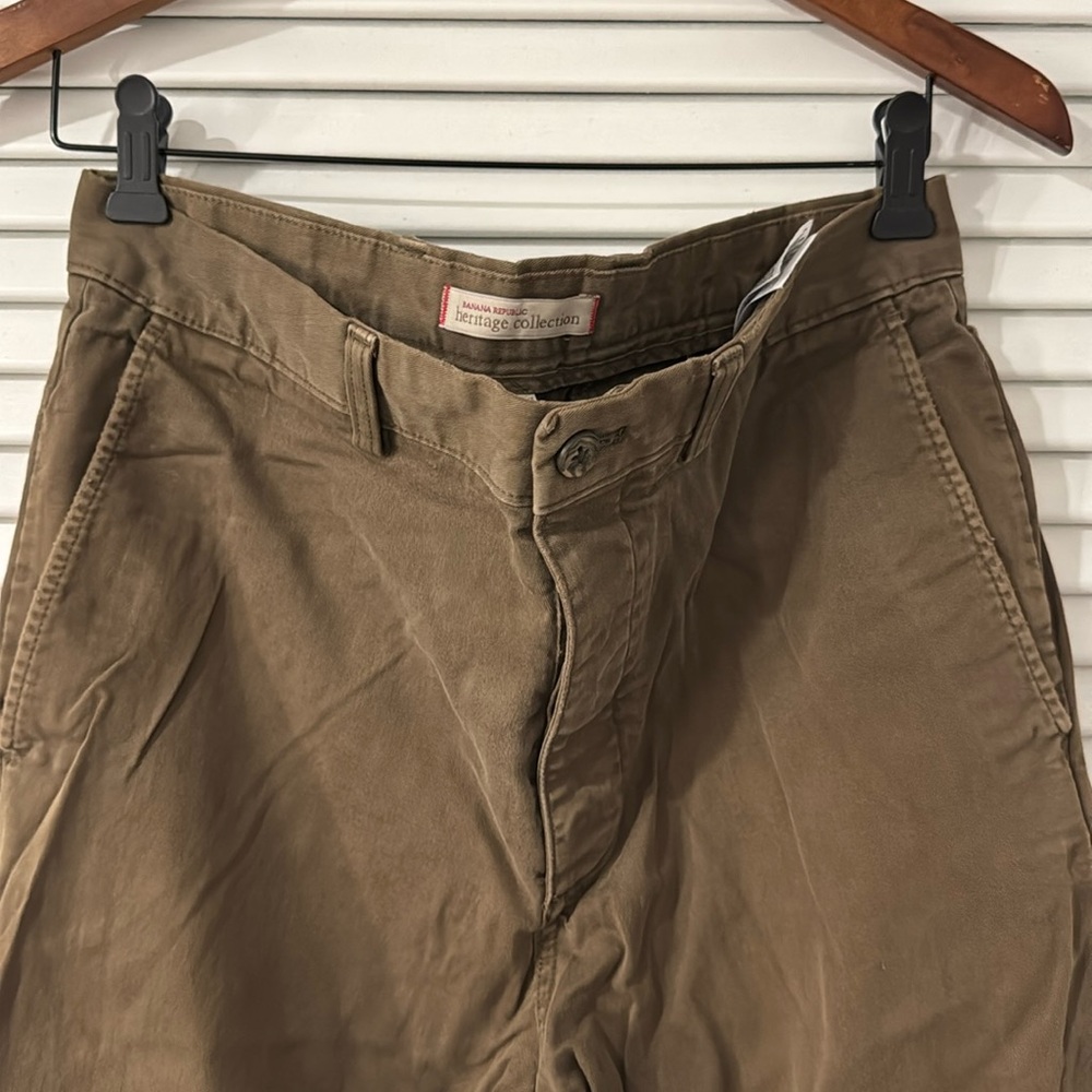 Banana Republic Heritage Collection Green Chinos